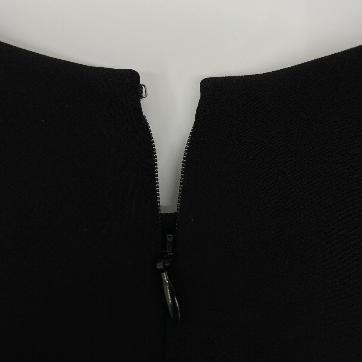 BORDERS at BALCONY ボーダーズアットバルコニー BD2221-3E-06 ﾌﾞﾗｯｸ BORDER CUFF TWILL ﾘﾀｯﾁﾌﾞﾙｽﾘｰﾌﾞﾜﾝﾋﾟｰｽ ワンピース 34