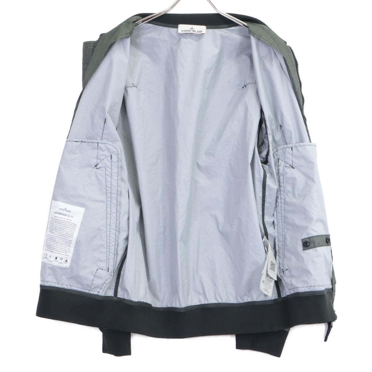 STONE ISLAND ストーンアイランド 【美品/国内正規/24SS】801541223 Membrana 3L TC Bomber Jacket ナイロン ボンバー ジャケット M