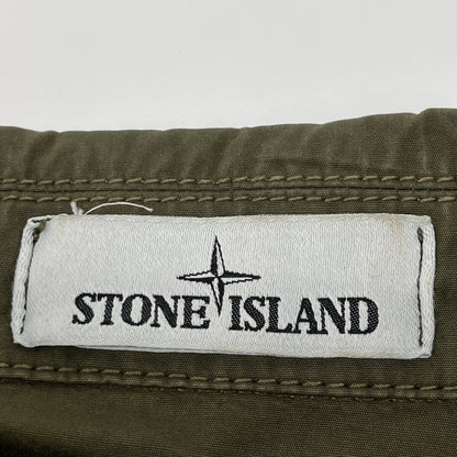 STONE ISLAND ストーンアイランド 21SS 7415439WN ｶｰｷ ｶﾞｰﾒﾝﾄﾀﾞｲ OLD加工 ｺﾝﾊﾟｽﾊﾟｯﾁ ﾌﾗｲﾄｼﾞｬｹｯﾄ ジャケット M