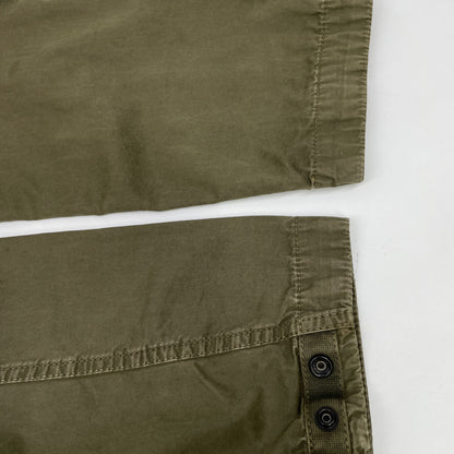 STONE ISLAND ストーンアイランド 21SS 7415439WN ｶｰｷ ｶﾞｰﾒﾝﾄﾀﾞｲ OLD加工 ｺﾝﾊﾟｽﾊﾟｯﾁ ﾌﾗｲﾄｼﾞｬｹｯﾄ ジャケット M