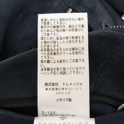 TAGLIATORE タリアトーレ RUE20-01 STANLEY ラムスキンスエード シングルライダースジャケット ジャケット 48