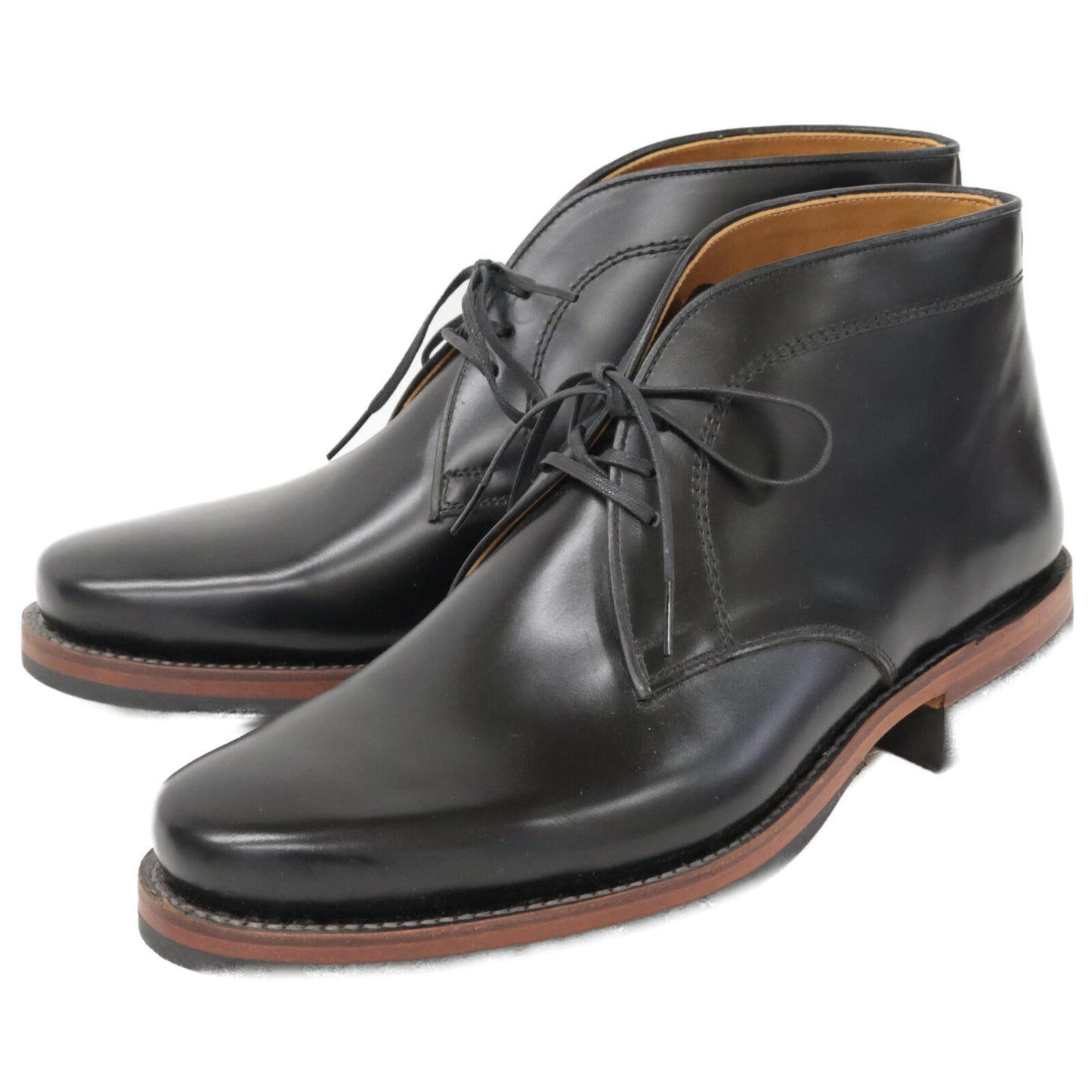 SKOOB スクーブ 【新品同様】SKB-012 CHUKKA BOOTS レザー チャッカブーツ/ シューズ 8 1/2