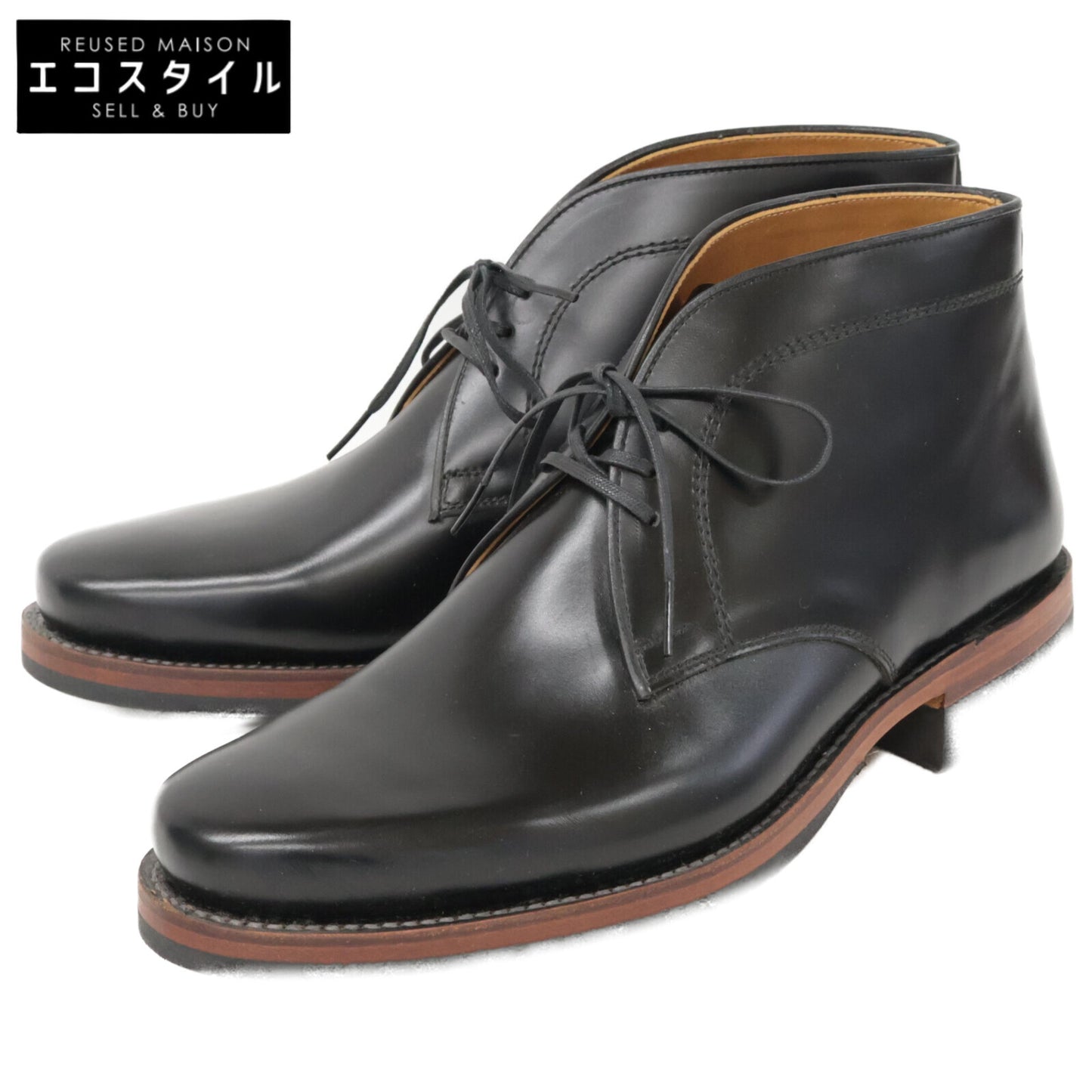 SKOOB スクーブ 【新品同様】SKB-012 CHUKKA BOOTS レザー チャッカブーツ/ シューズ 8 1/2