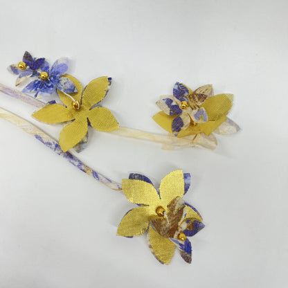 ZIMMERMANN ジマーマン ｲｴﾛｰ×ﾌﾞﾙｰ 総柄 dawning picnic dress ワンピース O