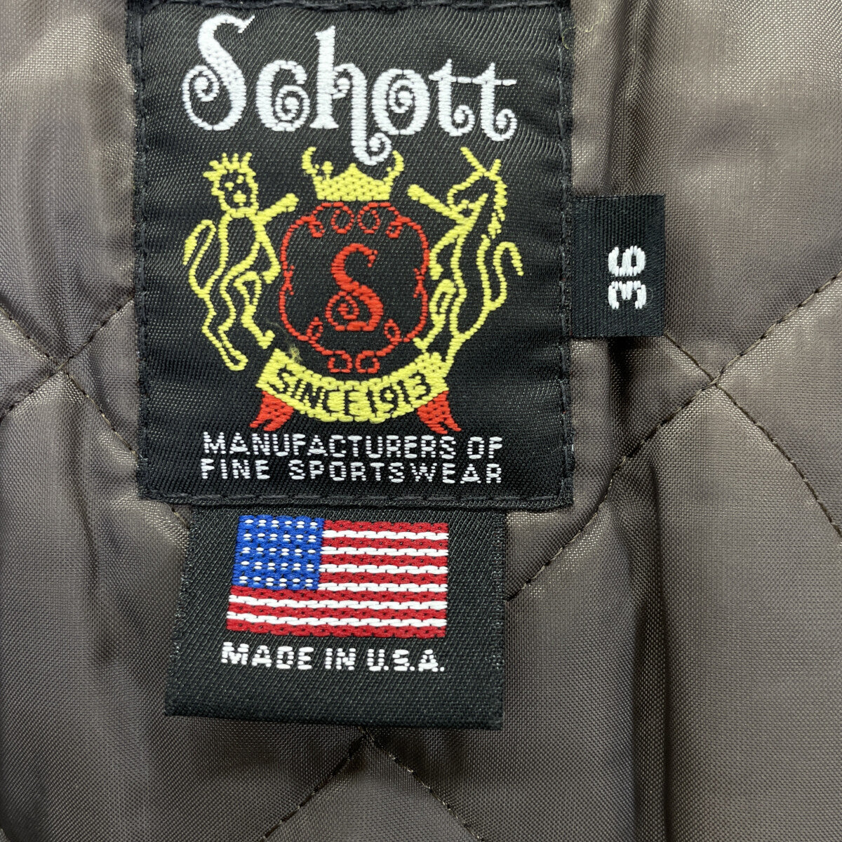 SCHOTT ショット 7007 613US ﾌﾞﾗｳﾝ ﾜﾝｽﾀｰﾀﾞﾌﾞﾙﾗｲﾀﾞｰｽｼﾞｬｹｯﾄ ジャケット 36