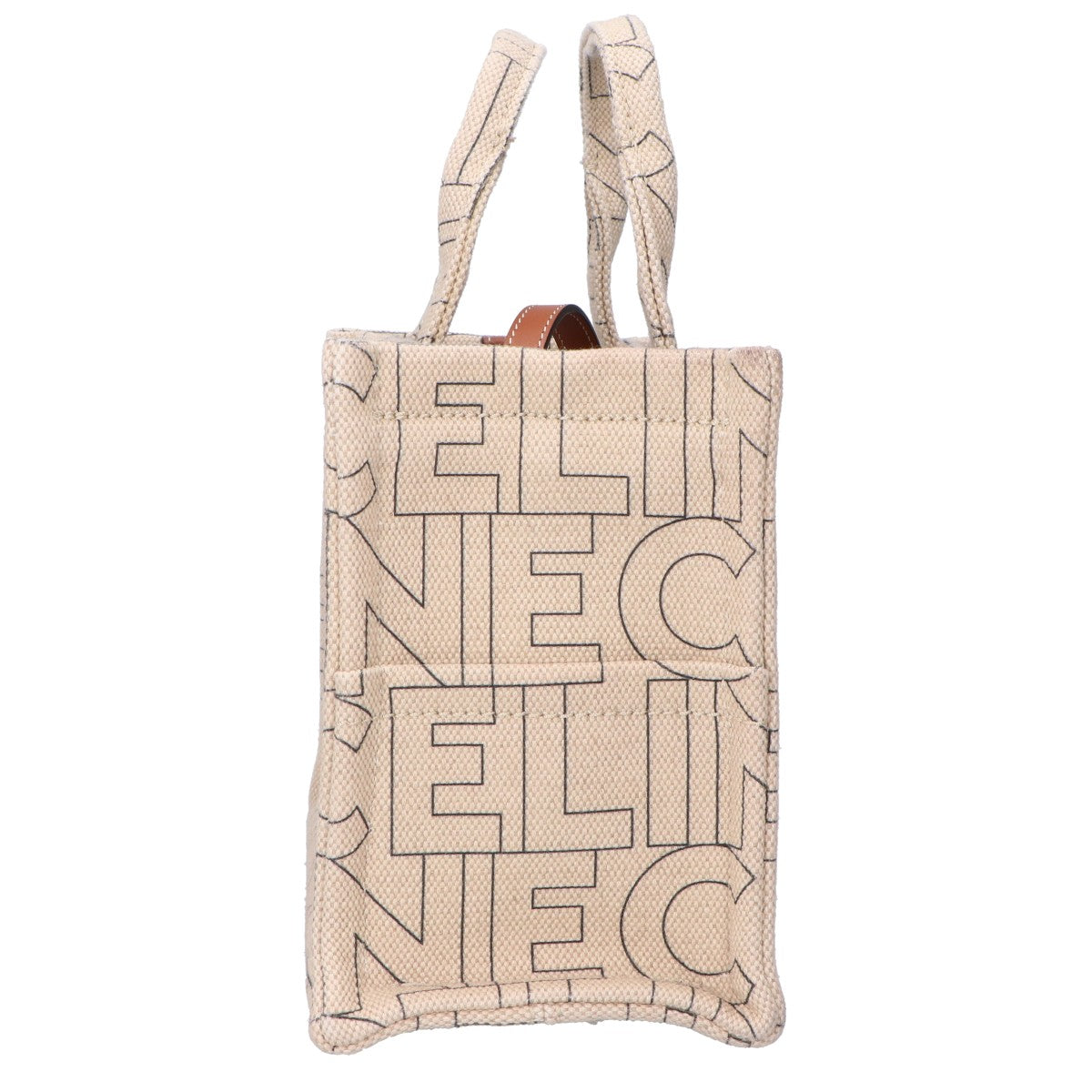 CELINE セリーヌ トリオンフ キャンバスxカーフ ロゴ総柄 スモール カバ タイス 2WAYトートバッグ ショルダーバッグ