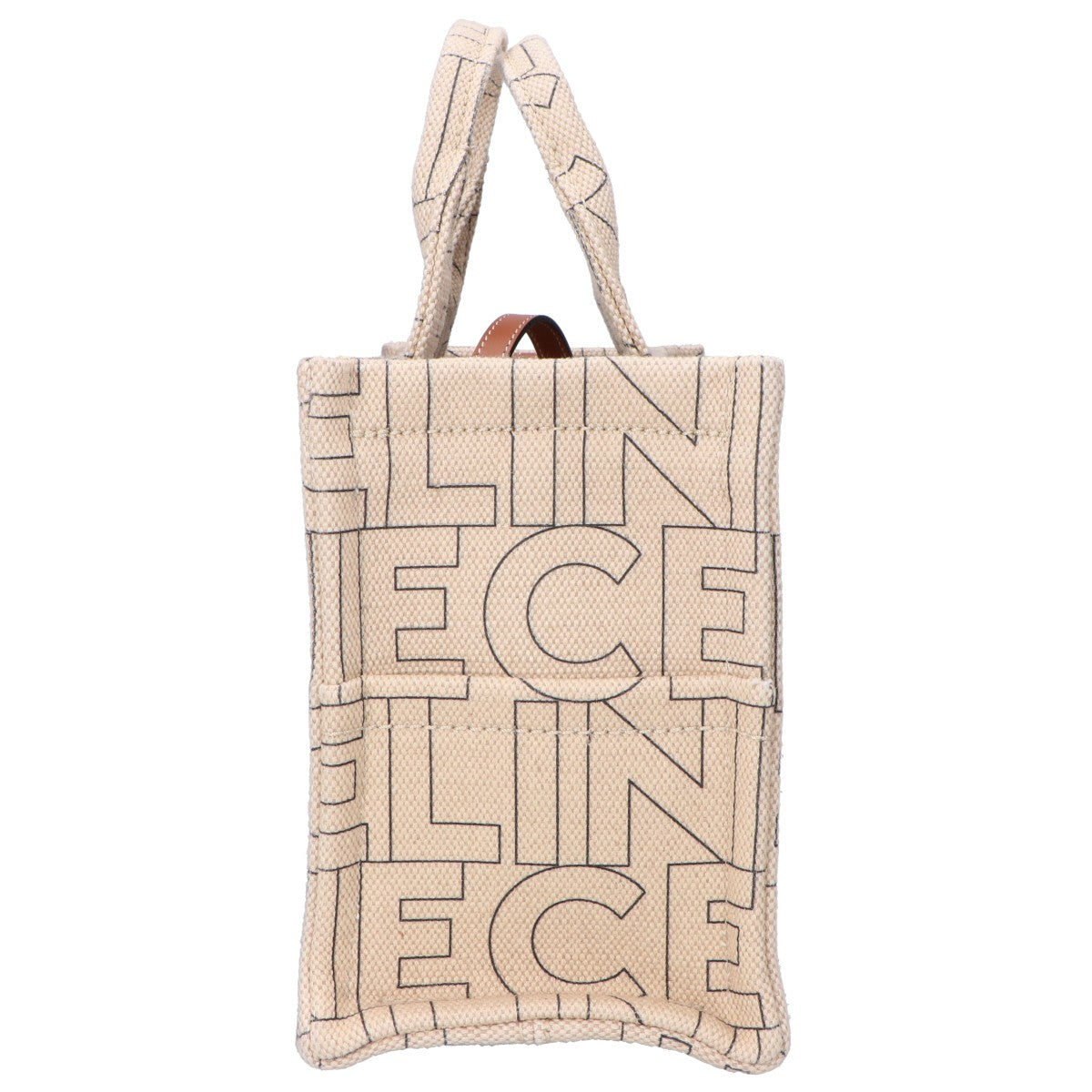 CELINE セリーヌ トリオンフ キャンバスxカーフ ロゴ総柄 スモール カバ タイス 2WAYトートバッグ ショルダーバッグ