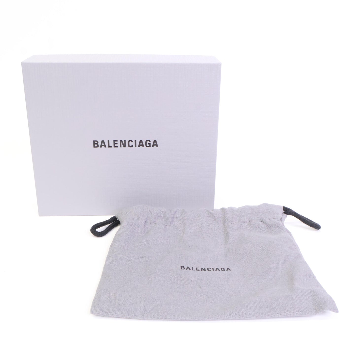 BALENCIAGA バレンシアガ 【美品】640535 BBモノグラム コーティングキャンバス フラグメントケース カード/ コインケース