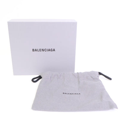 BALENCIAGA バレンシアガ 【美品】640535 BBモノグラム コーティングキャンバス フラグメントケース カード/ コインケース