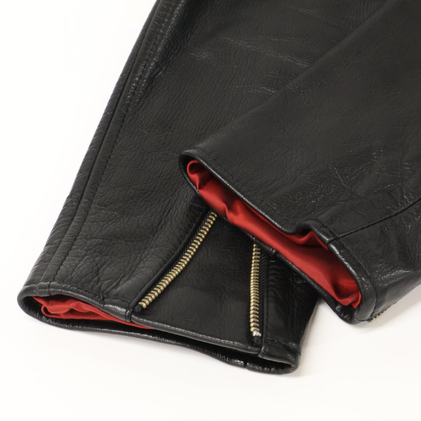 Y'2 LEATHER ワイツーレザー SHALLON/シャロン ステアオイルカーフ ダブルライダース ジャケット 42