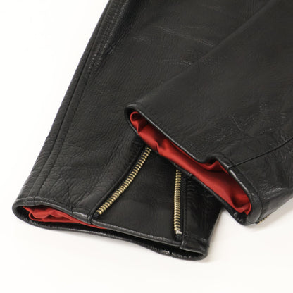 Y'2 LEATHER ワイツーレザー SHALLON/シャロン ステアオイルカーフ ダブルライダース ジャケット 42