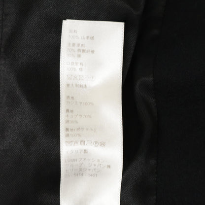 CELINE セリーヌ 国内正規 エディ期 2M7256700 カシミヤ ダブルブレスト クロップドショート コート 38