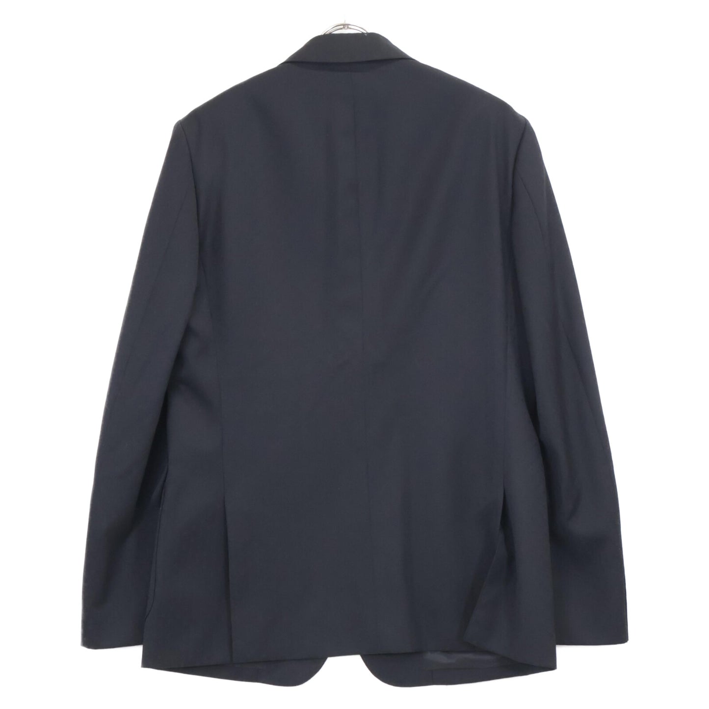 COMMEdesGARCONS HOMME DEUX コムデギャルソンオムドゥ DR-J026 ﾌﾞﾗｯｸ ｳｰﾙ100 ﾄﾞﾋﾞｰ織 ﾄﾞｯﾄ柄 ｻｲﾄﾞﾍﾞﾝﾂ 2Bﾃｰﾗｰﾄﾞｼﾞｬｹｯﾄ ジャケット M