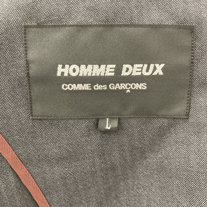 COMMEdesGARCONS HOMME DEUX コムデギャルソンオムドゥ 【美品】DM-J041 ストライプ ポケット切替 テーラード ジャケット L