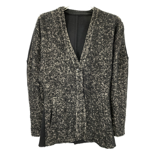 AKIRA NAKA アキラナカ AW2326-BK ﾌﾞﾗｯｸ Philine combi tex cardigan 2