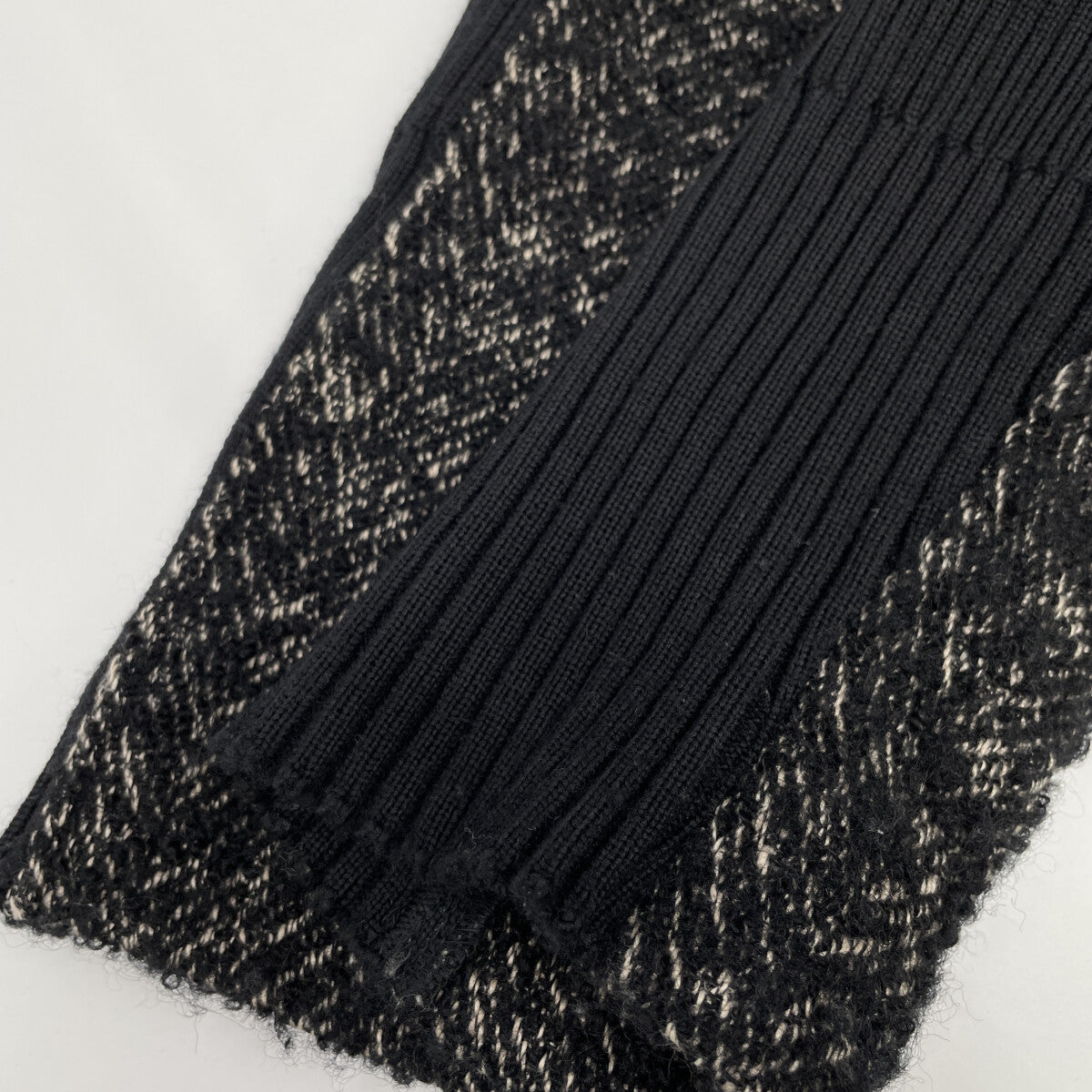 AKIRA NAKA アキラナカ AW2326-BK ﾌﾞﾗｯｸ Philine combi tex cardigan 2