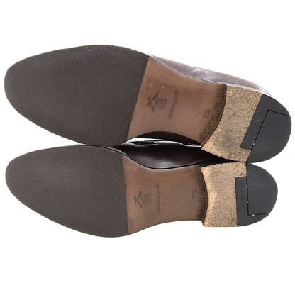 三陽山長 サンヨウヤマチョウ 美品 鹿三郎/ROKUSABURO タッセルローファー シューズ メンズ ダークブラウン 7 1/2 R2010 シューズ 7 1/2