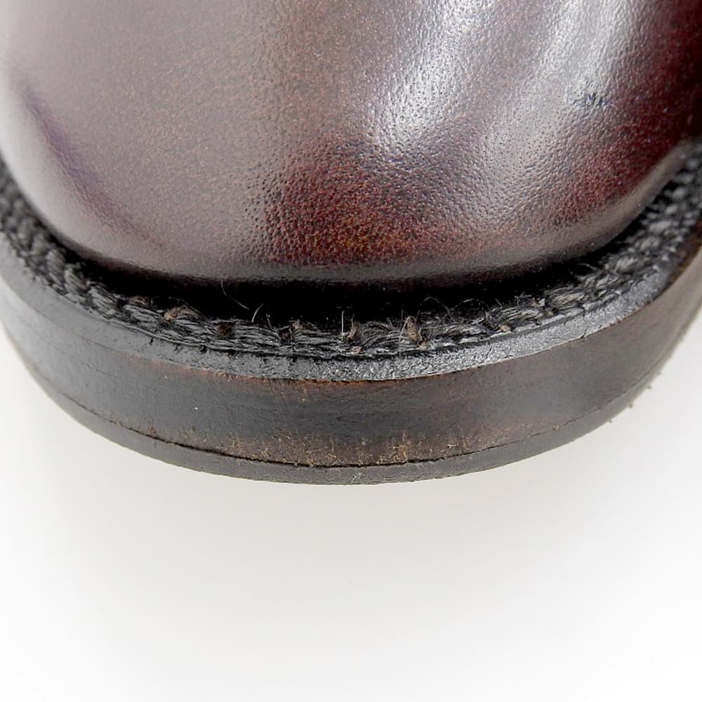 三陽山長 サンヨウヤマチョウ 美品 鹿三郎/ROKUSABURO タッセルローファー シューズ メンズ ダークブラウン 7 1/2 R2010 シューズ 7 1/2