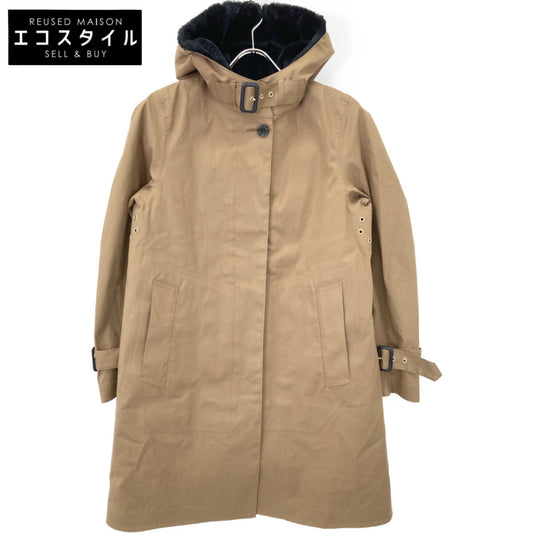 TRADITIONAL WEATHERWEAR トラディショナルウェザーウェア ﾌﾞﾗｳﾝ DELVIN WITH LINER ﾌｪｲｸﾌｧｰﾗｲﾅｰ ﾌｰﾃﾞｯﾄｺｰﾄ コート 36