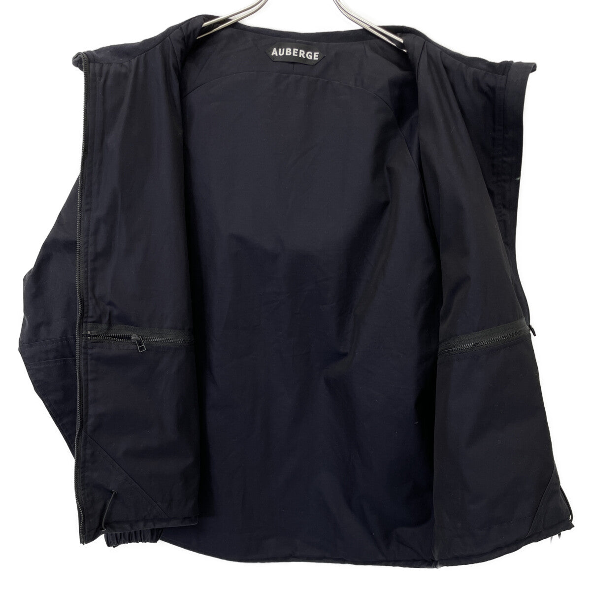 AUBERGE オーベルジュ ﾈｲﾋﾞｰ VANGUARD ｳﾞｧﾝｶﾞｰﾄﾞ ﾌｰﾃﾞｯﾄｼﾞｬｹｯﾄ ﾏｳﾝﾃﾝﾊﾟｰｶ ジャケット 42