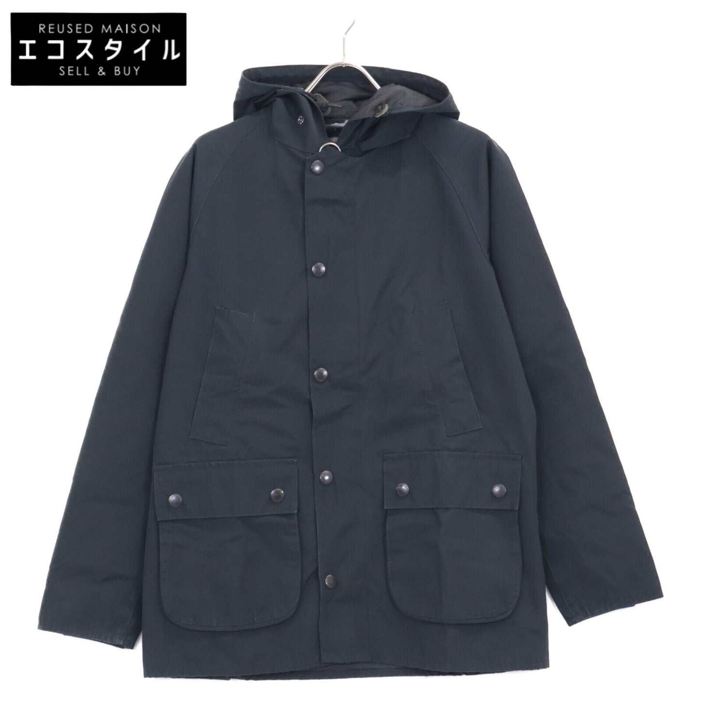 Barbour バブアー 1702294 ﾌﾞﾗｯｸ HOODED SL BEDALE ﾋﾞﾃﾞｲﾙｼﾞｬｹｯﾄ コート 38
