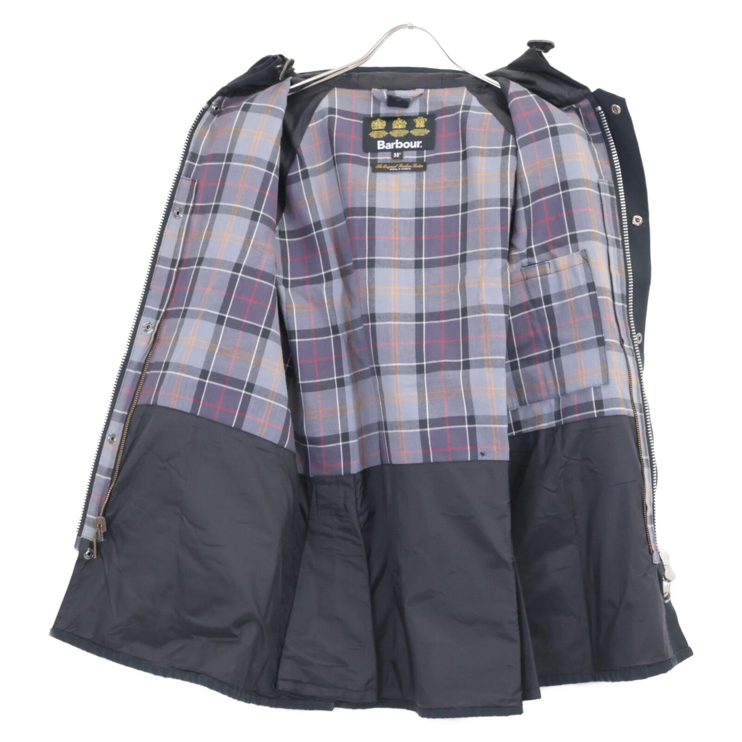 Barbour バブアー 1702294 ﾌﾞﾗｯｸ HOODED SL BEDALE ﾋﾞﾃﾞｲﾙｼﾞｬｹｯﾄ コート 38