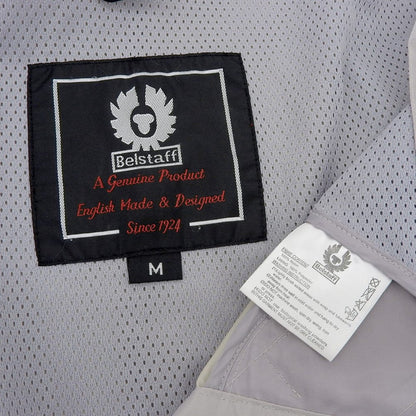 BELSTAFF ベルスタッフ ナイロン モーターサイクル ジャケット メンズ ライトグレー M ジャケット M