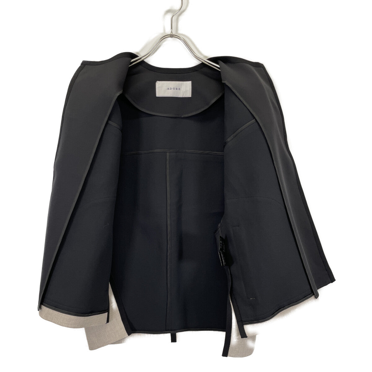 ADORE アドーア 531-2150308 ﾍﾞｰｼﾞｭ ｷﾞﾏﾎﾞﾝﾃﾞｨﾝｸﾞﾊﾟｲﾋﾟﾝｸﾞｼﾞｬｹｯﾄ ジャケット 38