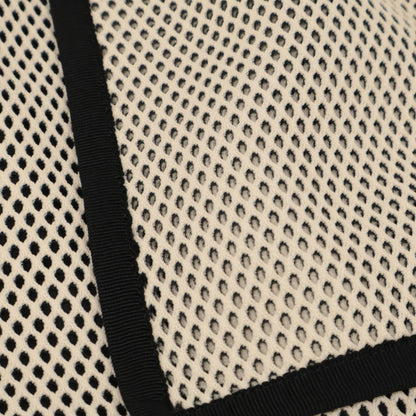 ADORE アドーア 531-2120303 ﾍﾞｰｼﾞｭ 2TONEﾒｯｼｭﾏｰﾒｲﾄﾞｽｶｰﾄ スカート 38