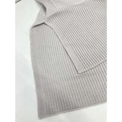 ADORE アドーア 531-1270007 ﾗｲﾄｸﾞﾚｰ ﾀﾞﾌﾞﾙﾆｯﾄｶｰﾃﾞｨｶﾞﾝ トップス 38