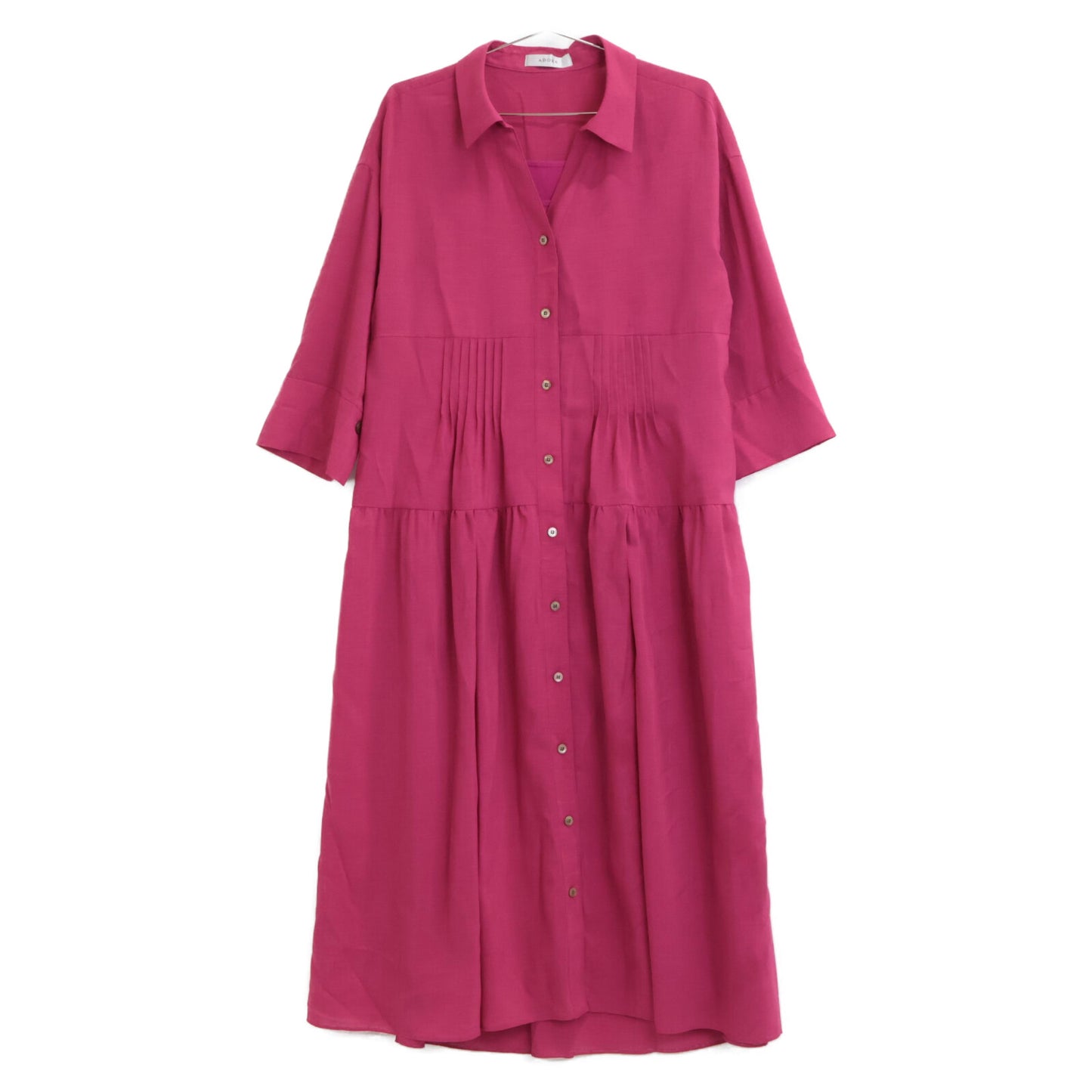 ADORE アドーア 531-0140508 ﾋﾟﾝｸ ｼｱｰﾎﾞｲﾙｼｬﾂﾜﾝﾋﾟｰｽ ワンピース 38