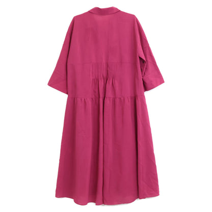 ADORE アドーア 531-0140508 ﾋﾟﾝｸ ｼｱｰﾎﾞｲﾙｼｬﾂﾜﾝﾋﾟｰｽ ワンピース 38