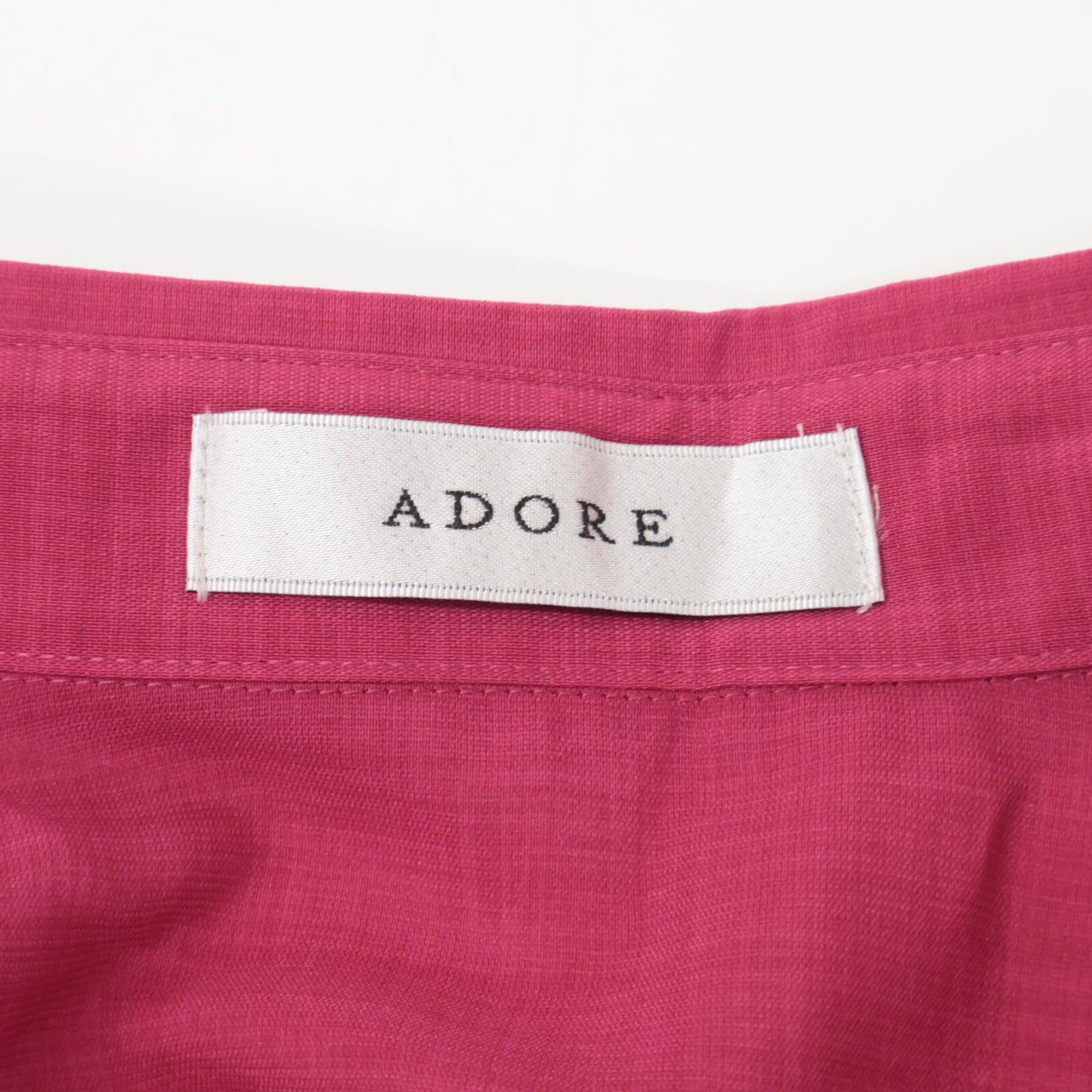ADORE アドーア 531-0140508 ﾋﾟﾝｸ ｼｱｰﾎﾞｲﾙｼｬﾂﾜﾝﾋﾟｰｽ ワンピース 38