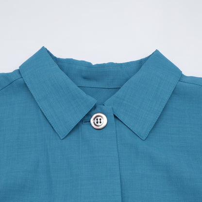 ADORE アドーア 531-9140506 ﾌﾞﾙｰ ｼｱｰﾎﾞｲﾙｼｬﾂﾜﾝﾋﾟｰｽ ワンピース 38