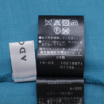 ADORE アドーア 531-9140506 ﾌﾞﾙｰ ｼｱｰﾎﾞｲﾙｼｬﾂﾜﾝﾋﾟｰｽ ワンピース 38