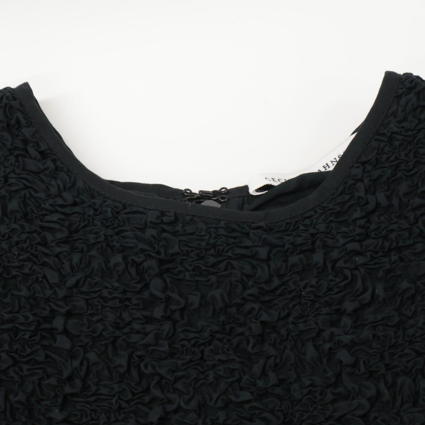 Cecilie Bahnsen セシリー バンセン ﾌﾞﾗｯｸ Carlotta Ruffled Cotton-Blend Poplin Top ﾌﾘﾙﾌﾞﾗｳｽ トップス UK6