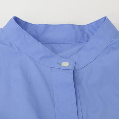 Whim Gazette ウィムガゼット ﾌﾞﾙｰ ﾉｰｶﾗｰ 刺繍ﾁｭﾆｯｸｼｬﾂ トップス F