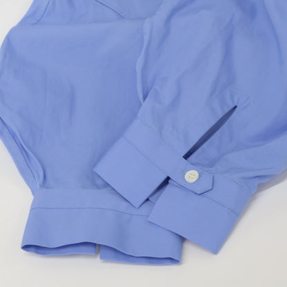 Whim Gazette ウィムガゼット ﾌﾞﾙｰ ﾉｰｶﾗｰ 刺繍ﾁｭﾆｯｸｼｬﾂ トップス F