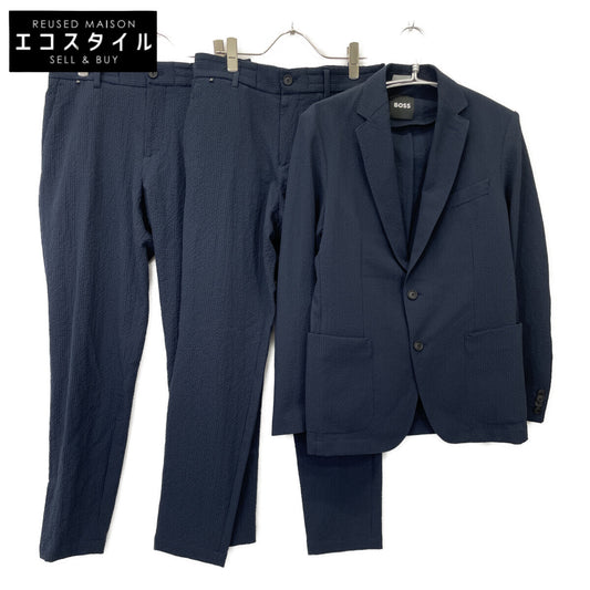 BOSS ボス ﾈｲﾋﾞｰ ｼｱｻｯｶｰ ｻｲﾄﾞﾍﾞﾝﾂ 2Bｼﾞｬｹｯﾄ/ﾊﾟﾝﾂ×2 ｾｯﾄｱｯﾌﾟ 44