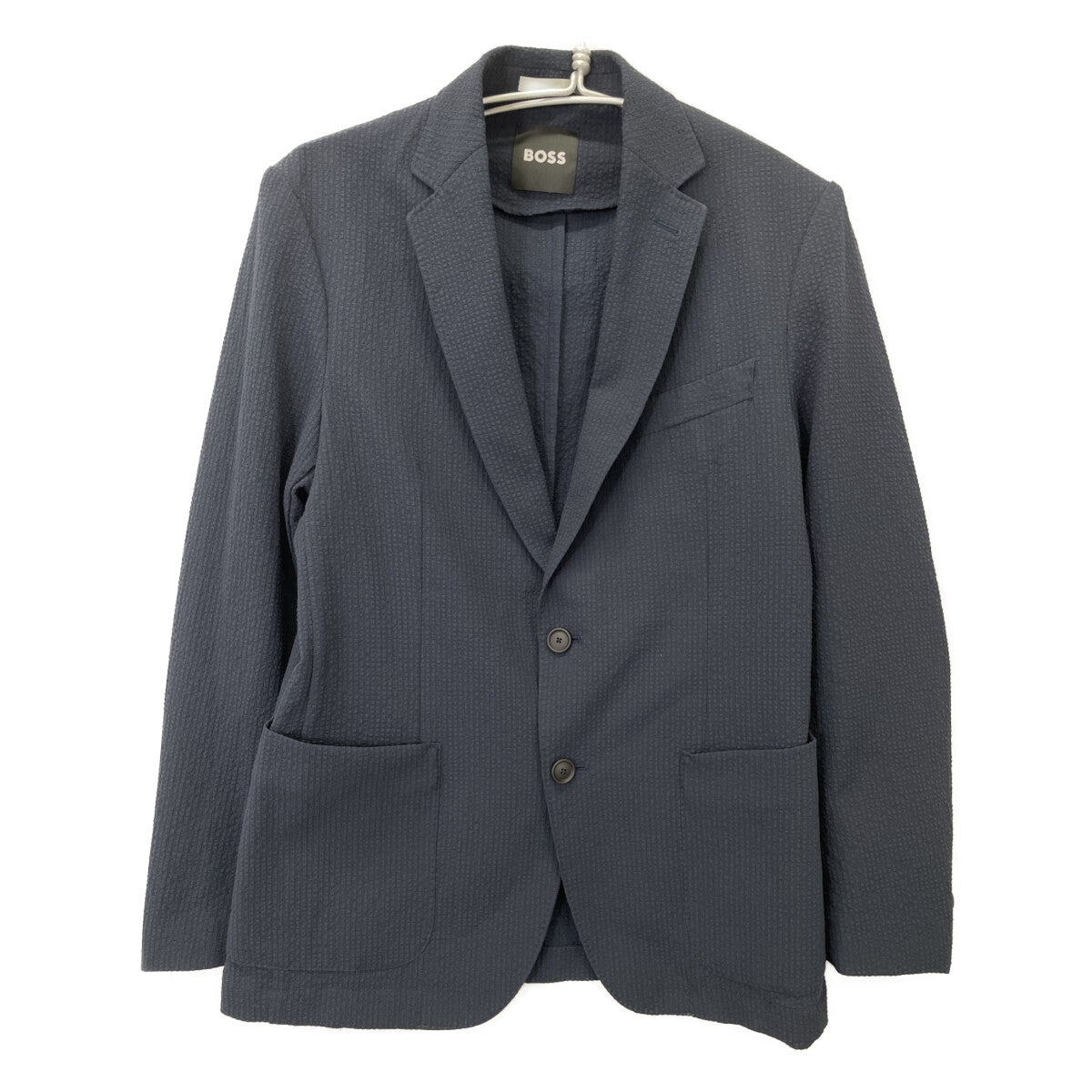 BOSS ボス ﾈｲﾋﾞｰ ｼｱｻｯｶｰ ｻｲﾄﾞﾍﾞﾝﾂ 2Bｼﾞｬｹｯﾄ/ﾊﾟﾝﾂ×2 ｾｯﾄｱｯﾌﾟ 44