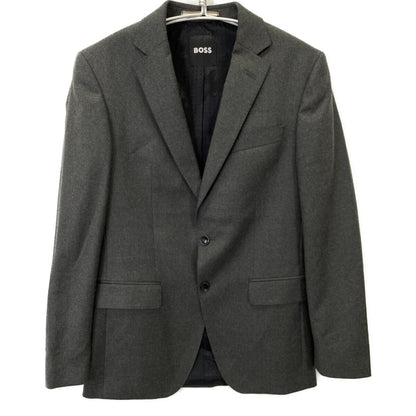 BOSS ボス ﾁｬｺｰﾙ ｳｰﾙﾎﾟﾘ ｻｲﾄﾞﾍﾞﾝﾂ 2Bｼﾞｬｹｯﾄ/ﾊﾟﾝﾂ ｽｰﾂ スーツ セットアップ 44