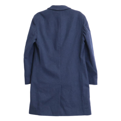 BOSS ボス ﾀﾞｰｸﾌﾞﾙｰ ｳｰﾙｶｼﾐﾔ 3Bﾁｪｽﾀｰｺｰﾄ コート 46