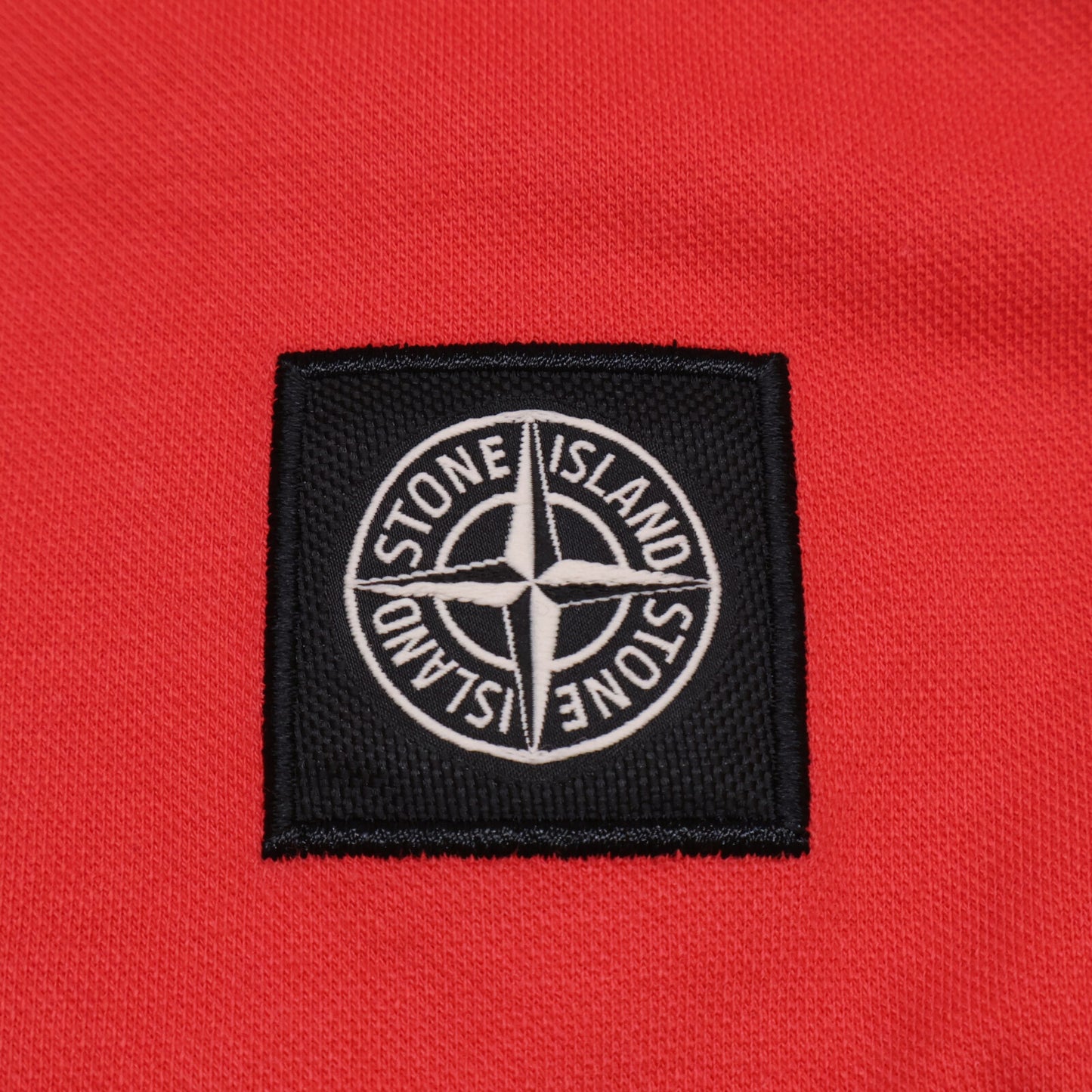 STONE ISLAND ストーンアイランド 鹿の子 スリムフィット スクエアロゴ半袖ポロシャツ トップス L