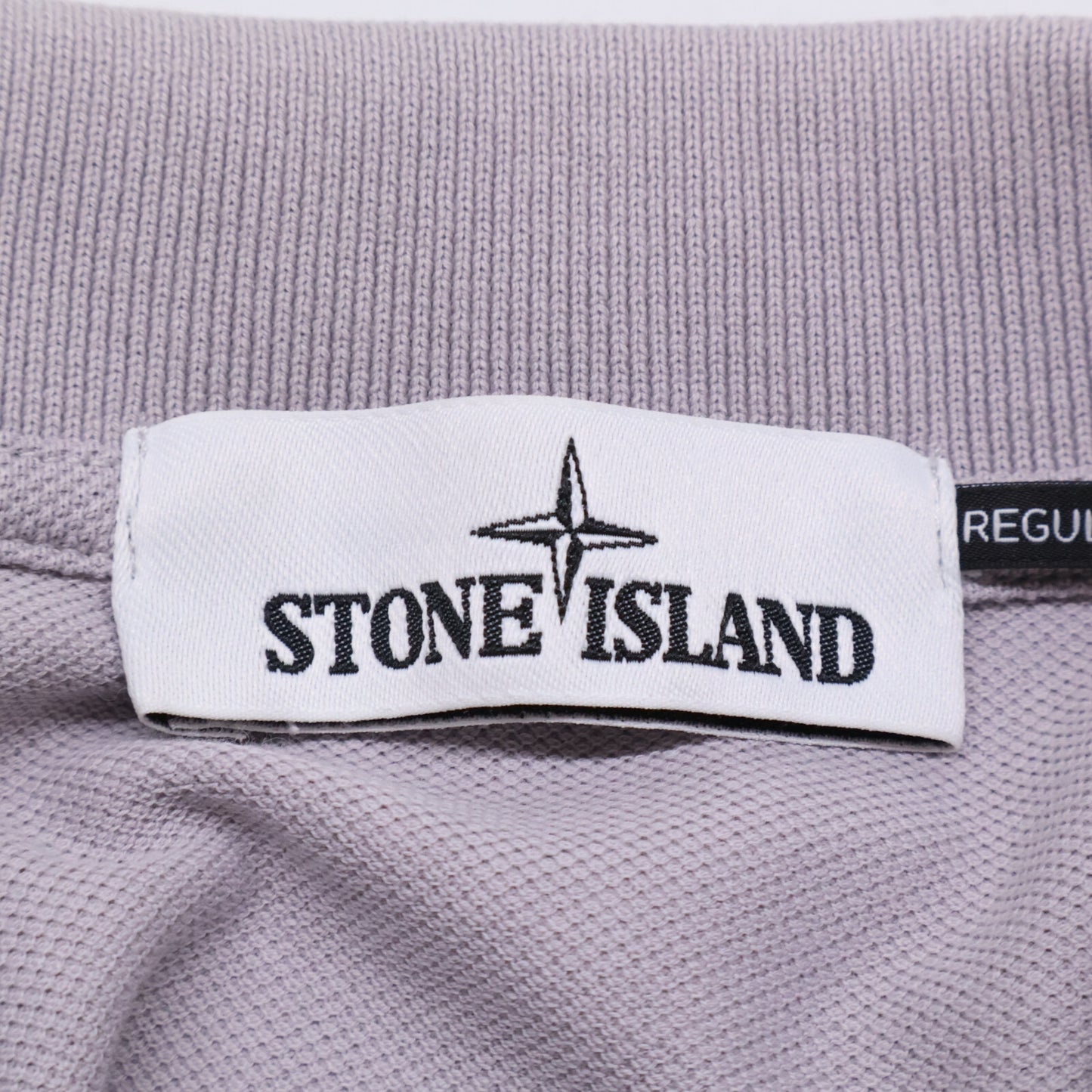 STONE ISLAND ストーンアイランド 721522R39 鹿の子 レギュラーフィット スクエアロゴ半袖ポロシャツ トップス L