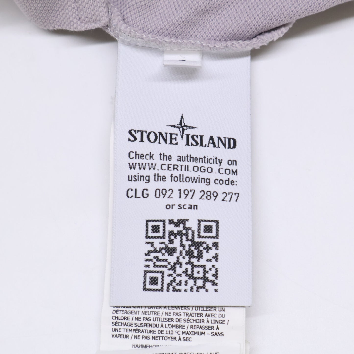 STONE ISLAND ストーンアイランド 721522R39 鹿の子 レギュラーフィット スクエアロゴ半袖ポロシャツ トップス L