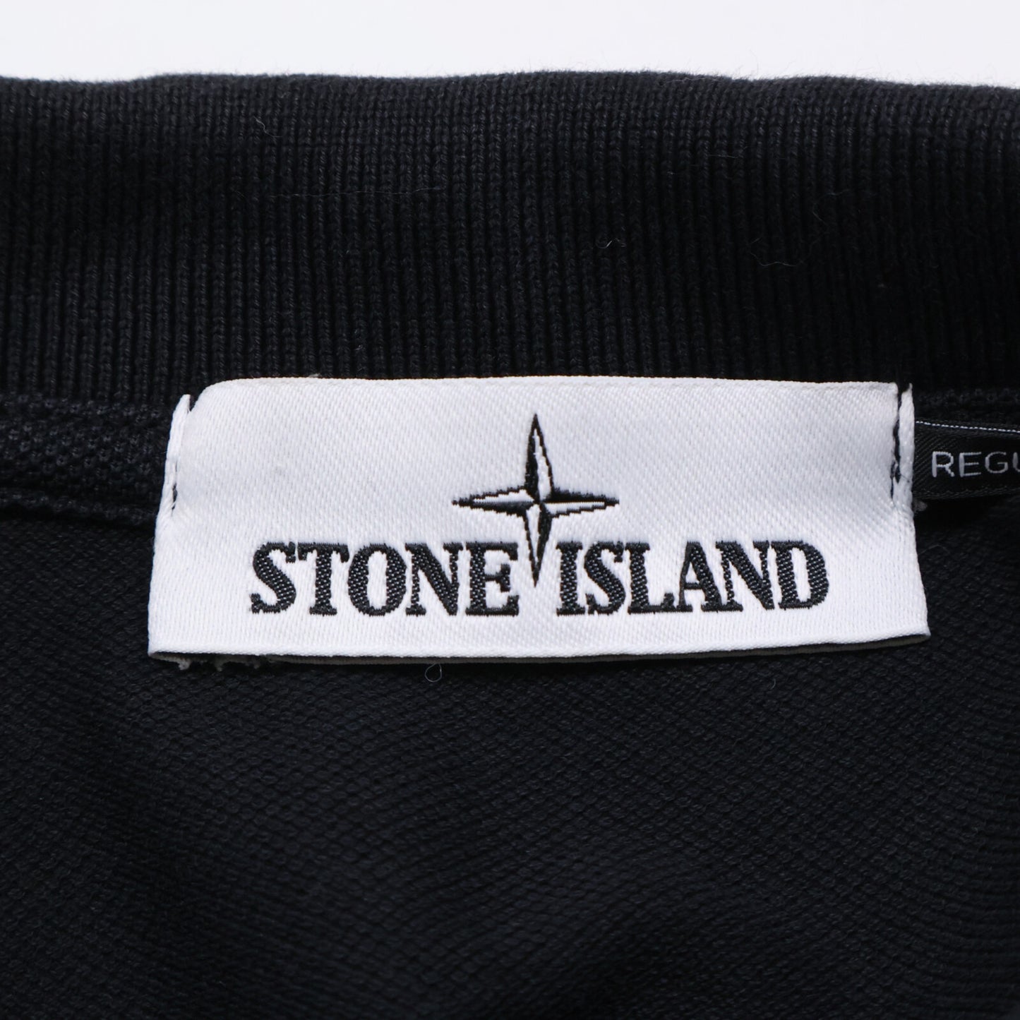 STONE ISLAND ストーンアイランド 721522R39 鹿の子 レギュラーフィット スクエアロゴ半袖ポロシャツ トップス M