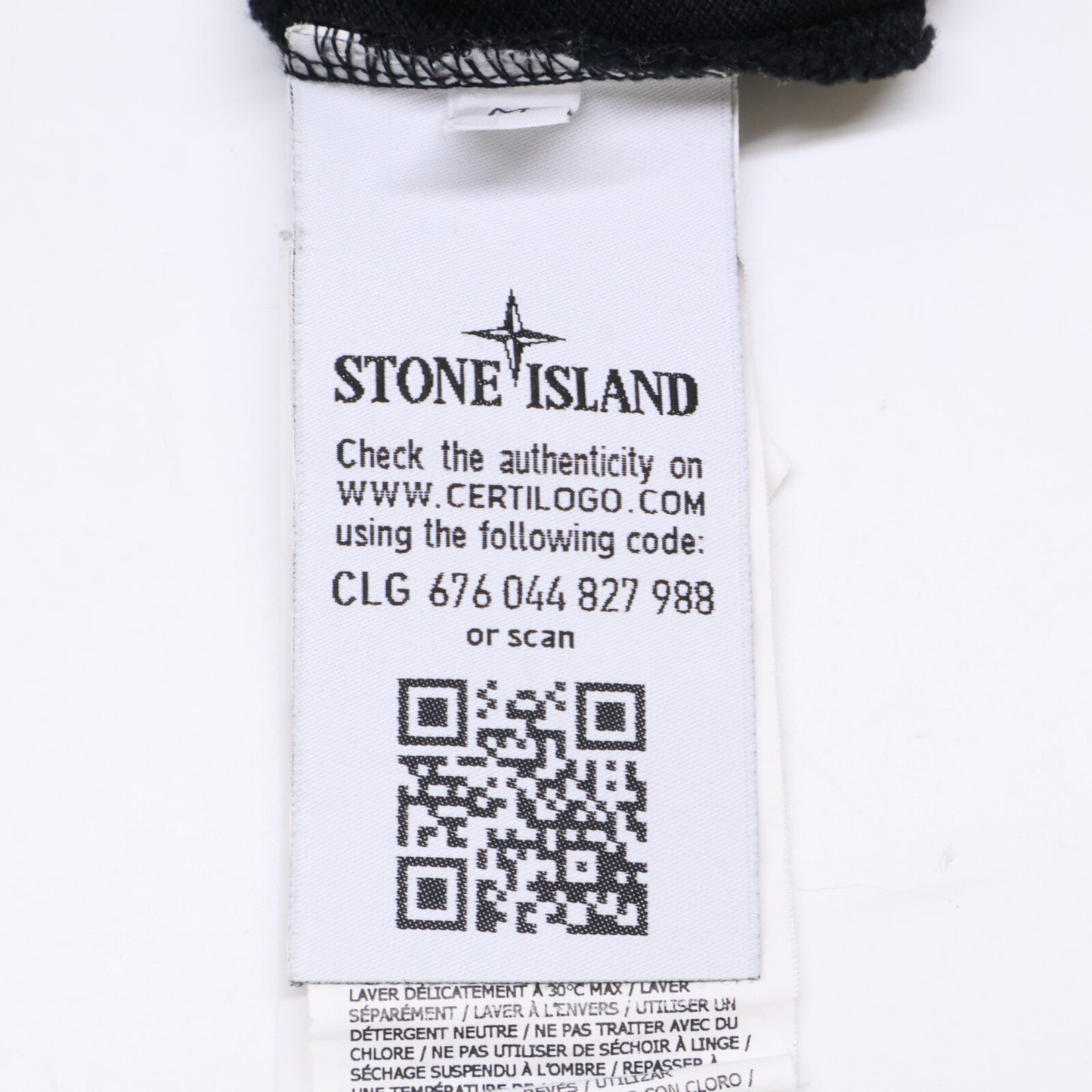 STONE ISLAND ストーンアイランド 721522R39 鹿の子 レギュラーフィット スクエアロゴ半袖ポロシャツ トップス M