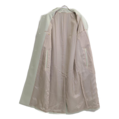 AURALEE オーラリー 25年製 A25SC01SW ﾗｲﾄｸﾞﾘｰﾝ ｽﾎﾟﾝｼﾞｳｰﾙﾂｲｰﾙ ｽﾃﾝｶﾗｰｺｰ コート 3