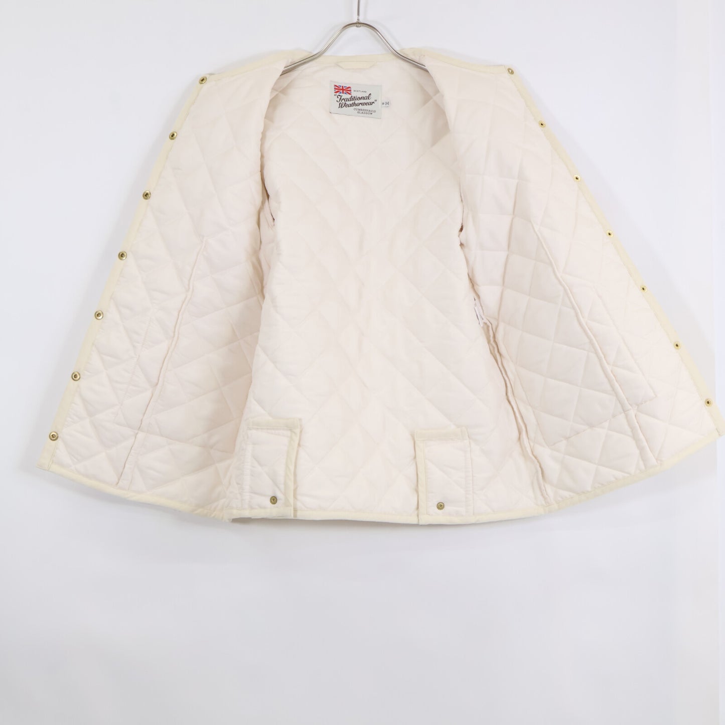 TRADITIONAL WEATHERWEAR トラディショナルウェザーウェア 【SLOBE IENA別注】ｱｲﾎﾞﾘｰ ARKLEY EX.SLOBE ｷﾙﾃｨﾝｸﾞｼﾞｬｹｯﾄ ジャケット 38