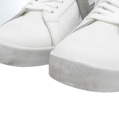 Sangacio サンガッチョ 未使用 SG8 にゅ～ず レザー アートワークデザイン ローカットスニーカー メンズ ホワイト 25.0cm シューズ 7(US)